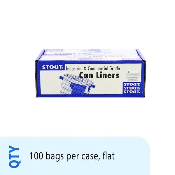 LLDPE ProPerformance Coreless Bags 56 Gallon Bags Case Of 100 Bags, 100PK